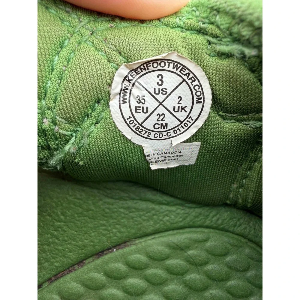 Keen Size 3 Green Newport H2 Sport Sandals Hiking Water Shoes Kids Trail Outdoor